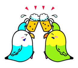 Chuppi of parakeet sticker #2904911