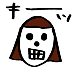 Violent Office Lady "Ms Skeleton" sticker #2904956