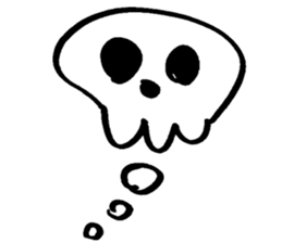 Violent Office Lady "Ms Skeleton" sticker #2904973