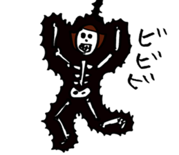 Violent Office Lady "Ms Skeleton" sticker #2904975