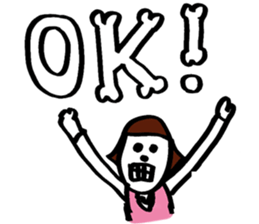 Violent Office Lady "Ms Skeleton" sticker #2904979