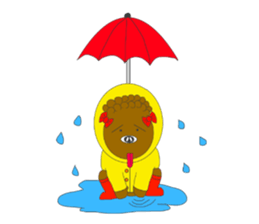 Quu and Chicchi are good friend dogs sticker #2905259