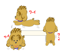 Quu and Chicchi are good friend dogs sticker #2905266