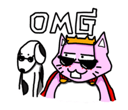 Pui Fai The Cat's King sticker #2905529