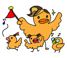 Mom birds sticker #2905642