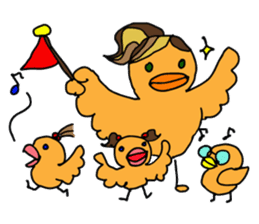 Mom birds sticker #2905642