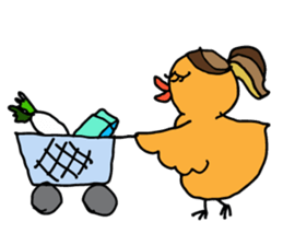 Mom birds sticker #2905643