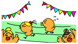 Mom birds sticker #2905653