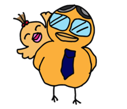 Mom birds sticker #2905656