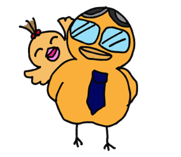 Mom birds sticker #2905656