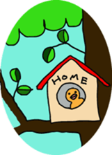 Mom birds sticker #2905657