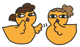 Mom birds sticker #2905666