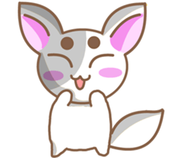 Fox cat sticker #2905827