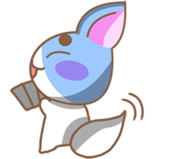 Fox cat sticker #2905829