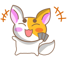 Fox cat sticker #2905830