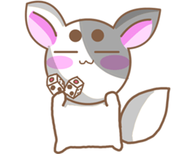 Fox cat sticker #2905839