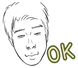 Funny face sticker(Man) vol.2 sticker #2906156