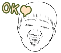 Funny face sticker(Man) vol.2 sticker #2906157