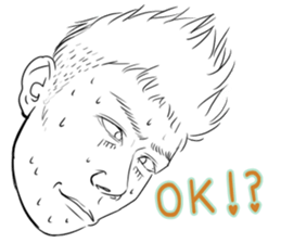 Funny face sticker(Man) vol.2 sticker #2906159