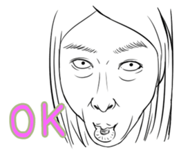 Funny face sticker(Man) vol.2 sticker #2906163