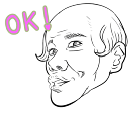 Funny face sticker(Man) vol.2 sticker #2906166