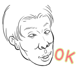 Funny face sticker(Man) vol.2 sticker #2906172