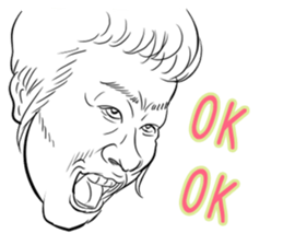 Funny face sticker(Man) vol.2 sticker #2906173