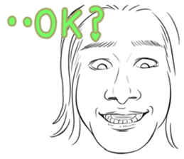 Funny face sticker(Man) vol.2 sticker #2906176