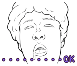 Funny face sticker(Man) vol.2 sticker #2906180