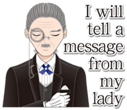 My lady and a butler  [ English Ver. ] sticker #2906258