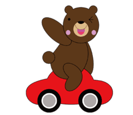 Adorable Trouble Bear English version sticker #2906422
