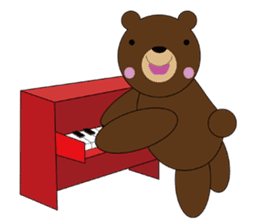 Adorable Trouble Bear English version sticker #2906423