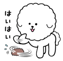 A fluffy dog and a hedgehog sticker #2906674