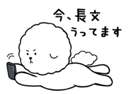 A fluffy dog and a hedgehog sticker #2906675