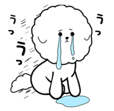 A fluffy dog and a hedgehog sticker #2906695