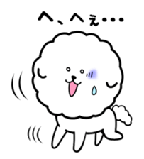 A fluffy dog and a hedgehog sticker #2906697