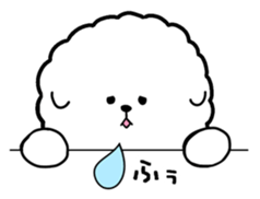 A fluffy dog and a hedgehog sticker #2906701