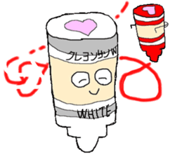 RED Crayon sticker #2906751