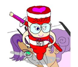 RED Crayon sticker #2906754