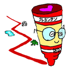 RED Crayon sticker #2906755