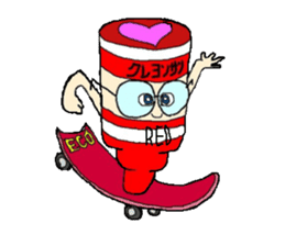 RED Crayon sticker #2906757