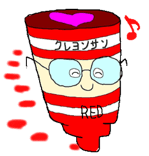 RED Crayon sticker #2906769