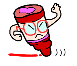 RED Crayon sticker #2906773