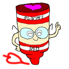 RED Crayon sticker #2906778