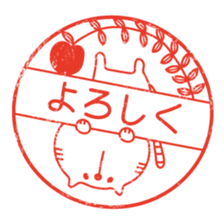 Rubber stamp-pad stickers sticker #2906841