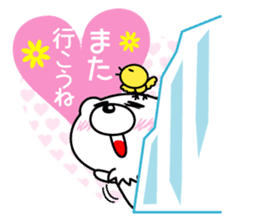 White bear Chitchi Love & Bothered chan sticker #2907018