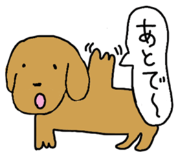 Three little Miniature Dachshund sticker #2907119