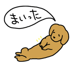 Three little Miniature Dachshund sticker #2907124