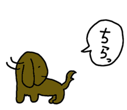 Three little Miniature Dachshund sticker #2907137