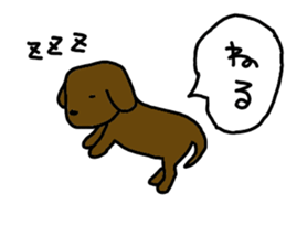 Three little Miniature Dachshund sticker #2907138